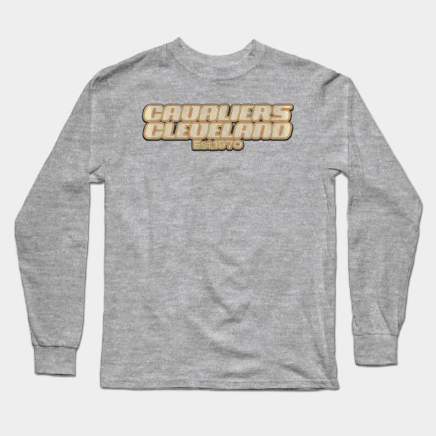 Cleveland Cavaliers / Old Style Vintage Long Sleeve T-Shirt by Zluenhurf